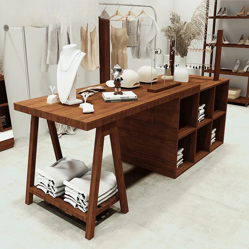 

Clothing store table Display table Children's and women's clothing store Nakajima display water table in the middle