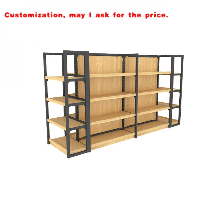 Custom.أرفف سوبر ماركت وجبات خفيفة من الحديد المطاوع ومستحضرات التجميل وخزائن عرض منتج متجر مريح على الوجهين #1