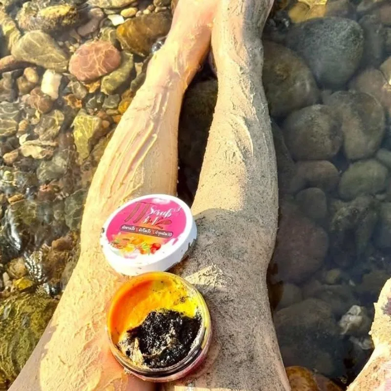 Thai Herbal Exfoliating Scrub - Deep Pore Cleanser for Brighter & Radiant Skin, Moisturizing Body Buff to Improve Skin Tone