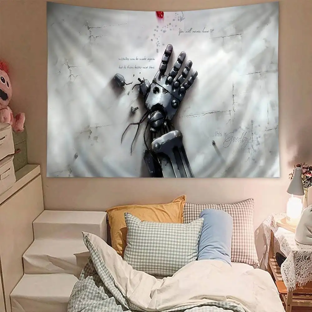 Fullmetal Alchemist Hanging Bohemian Tapestry Indian Buddha Wall Decoration Witchcraft Bohemian Hippie Cheap Hippie Wall Hanging