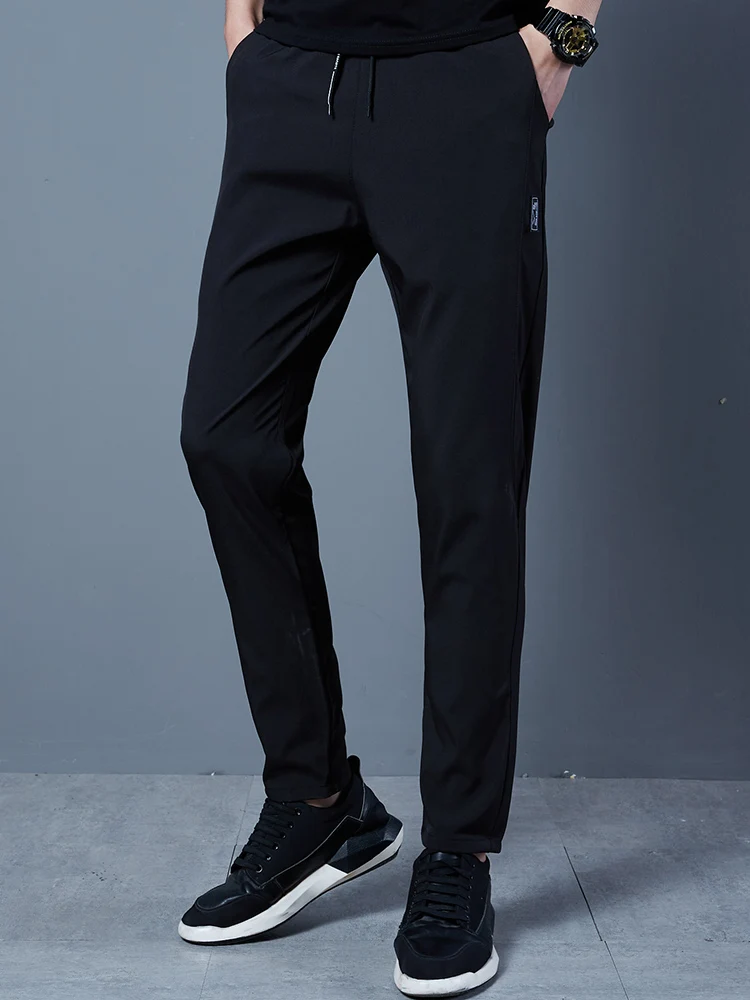 

Новые весенне-осенние удобные повседневные брюки для мужчин, облегающие длинные брюки, летние дышащие брюки, модные Haome Small F...