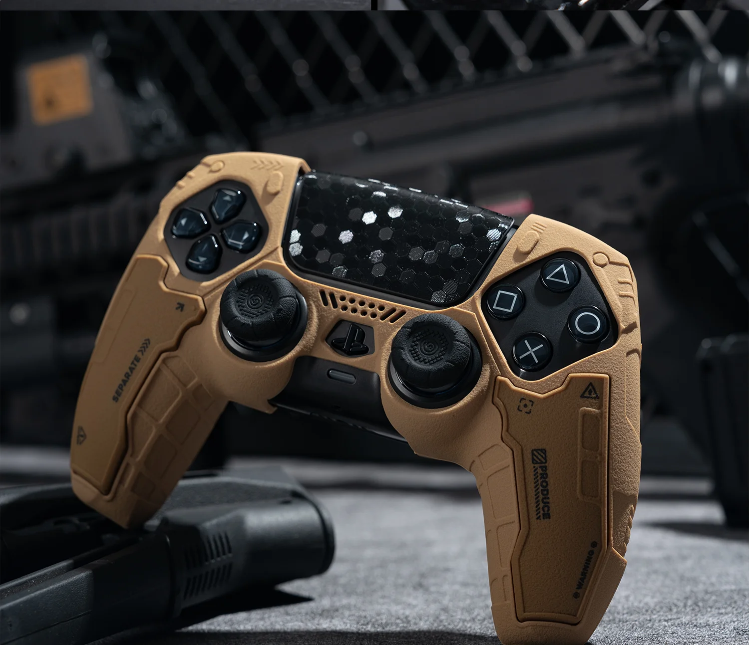 التكتيكية Mecha ماتي سيليكون لينة حامي ملصق الجلد لسوني Dualsense 5 PS5 تحكم حالة متحكم الأصابع xbox one قبضة غطاء تغليف #6