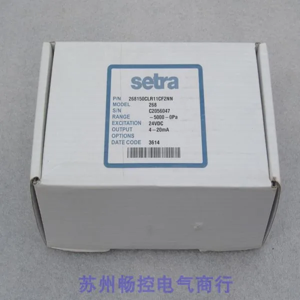 *In Stock* New SETRA Differential Pressure Sensor 268 In Stock -5000-0PA