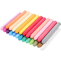 24pcs Portable Teachers Chalks Water-Soluble Colored Chalks Safety Blackboard Painting Chalks Used For Children To Draw NEW