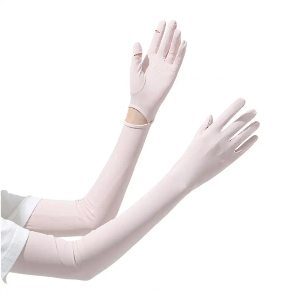 

Thin Driving Gloves Elastic Driving Gloves Uv Protection Driving Gloves for Women Anti-slip Long Sun Protection Thin for Cycling