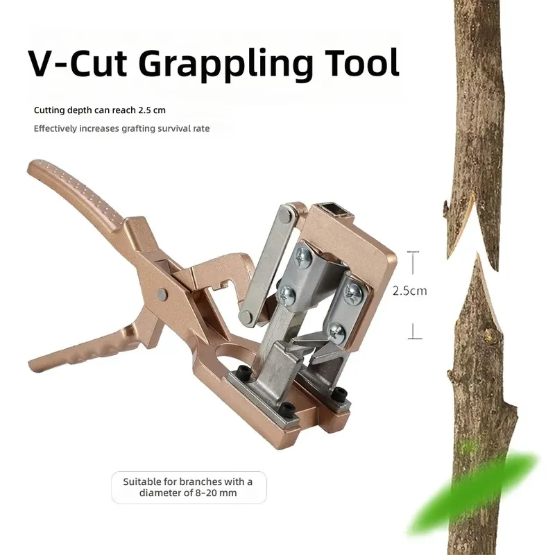 Grafting Tool Kit Grafting Shears Pliers Machine Multifunctional Fruit Tree Seedling Grafting Device Garden Pruning Cutter