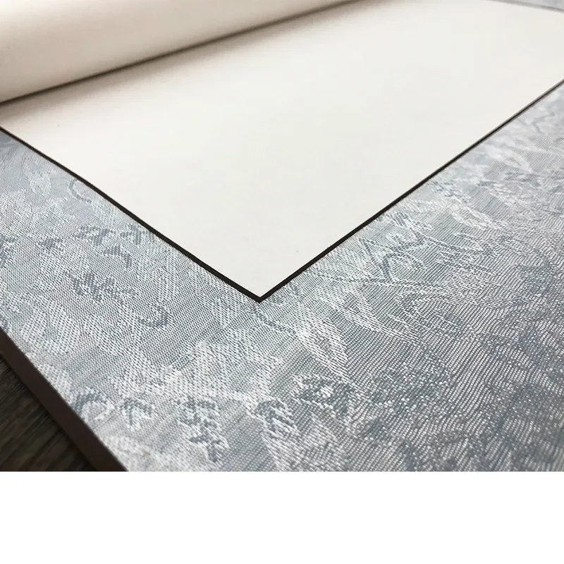 Blank Xuan Paper Hanging Axis Chinese Calligraphy Painting Raw Rice Paper Hanging Axis Brush Pen Calligraphy Creation Works Show