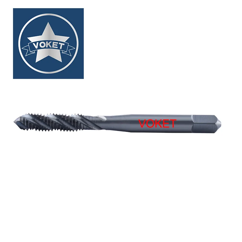 

VOKET HSSE With OX Coating Spiral Fluted Tap Pointed M2 M2.5 M3 M4 M4.5 M5 M6 M8 M10 M11 M12 JIS Standard Machine Thread Taps