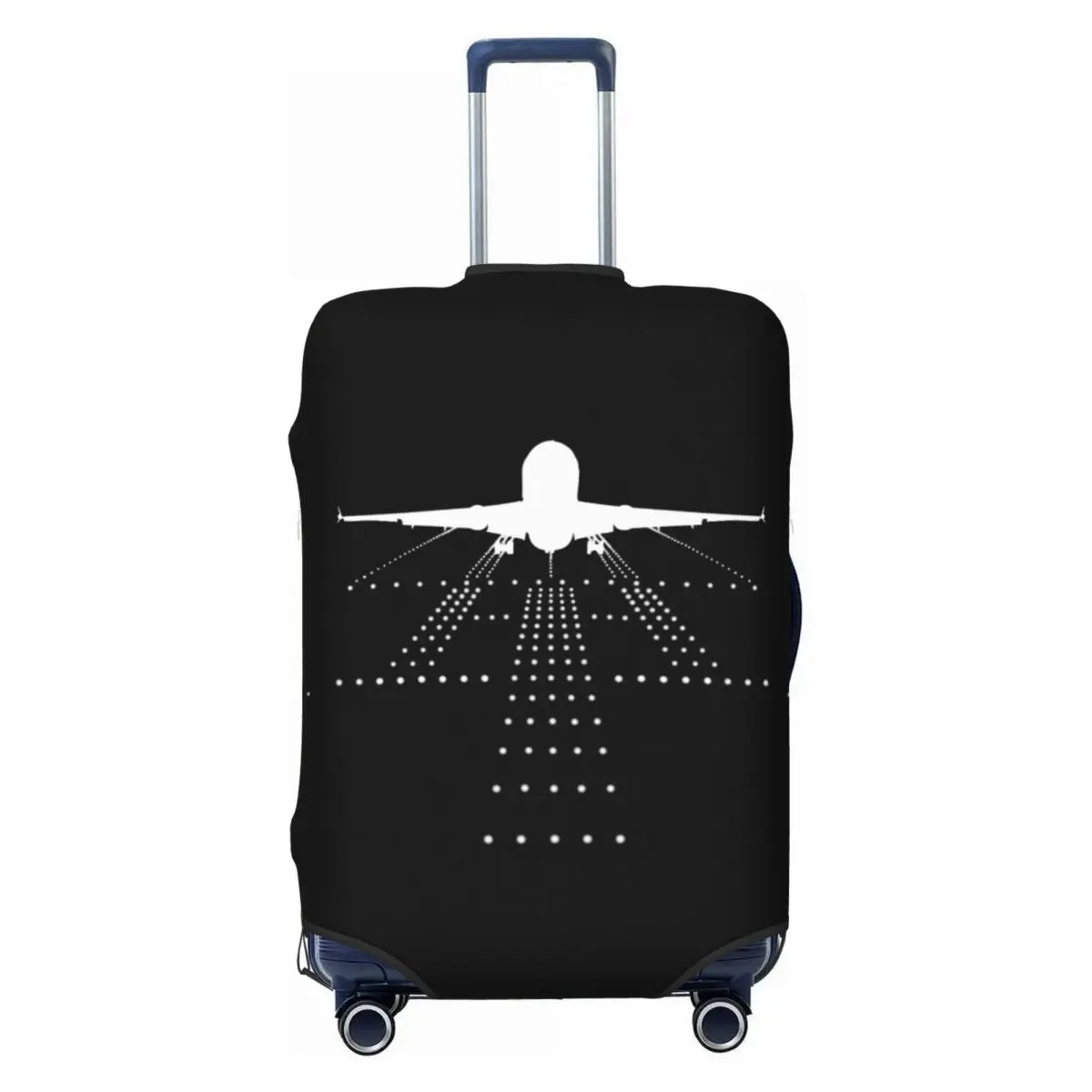 

Airplane Aviation Pilot Luggage Cover Elastic Plane Aviator Gift Travel Suitcase Protective Covers Fits 18-32 Inch