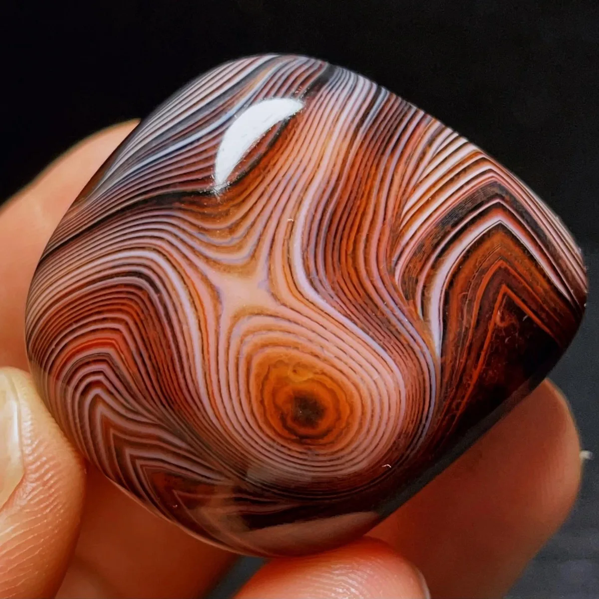 Banded Agate Loose Gemstone, Multi Color, Polished Tumbled, Vase Filler, Natural Stone, Crystal Collection, Table Display