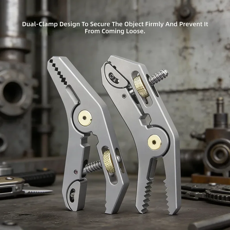 for Pocket Grip Tool 5 in 1 Clamping Pliers Multi Function Mini Pliers Portable EDC Hand Tools