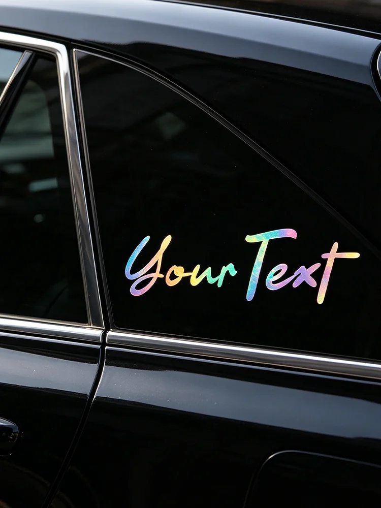 AliExpress Other 1PC Custom Your Text Handwriting Personalized Motorcycle Stickers Waterproof DIY Fuel Tank Helmet Car Bicycle Vinyl Decals