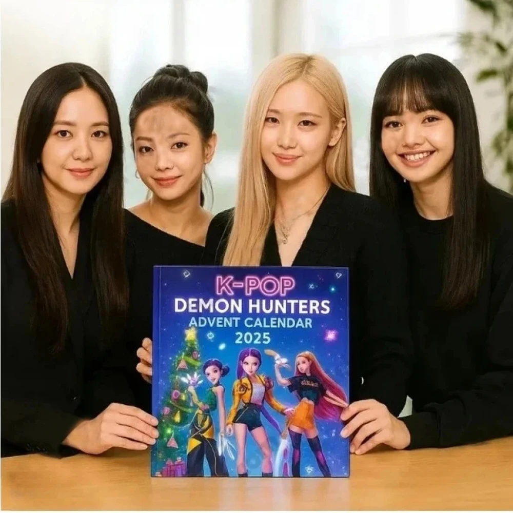 2025 Kpop Demon Hunters Advent Calendar Countdown Calendars Model Doll Collection Desk Decoration Children Christmas Gifts - Image 2