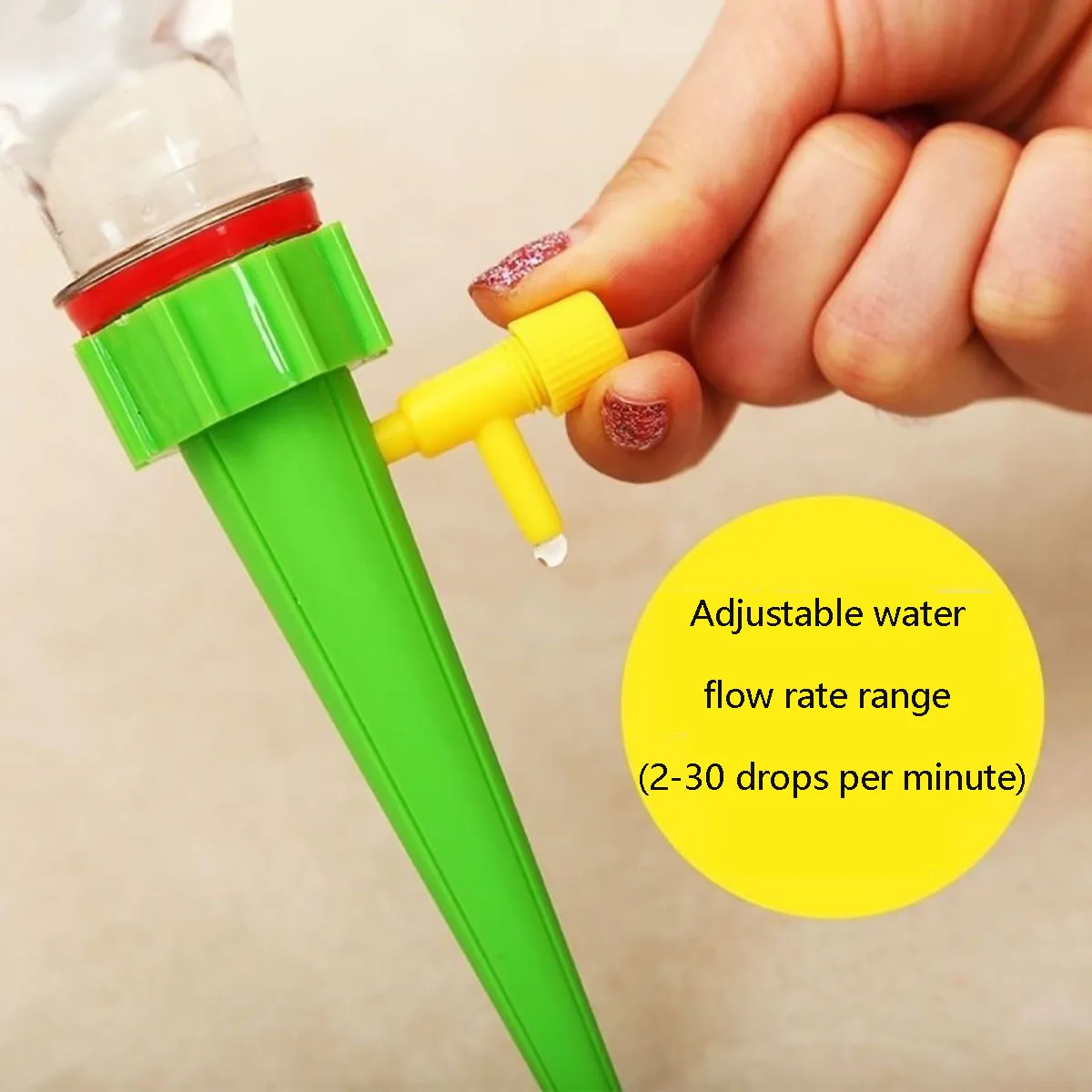 

Automatic Drip Irrigation System Self Watering Spike for Flower Plants Greenhouse Garden Adjustable Auto Water Dripper Device