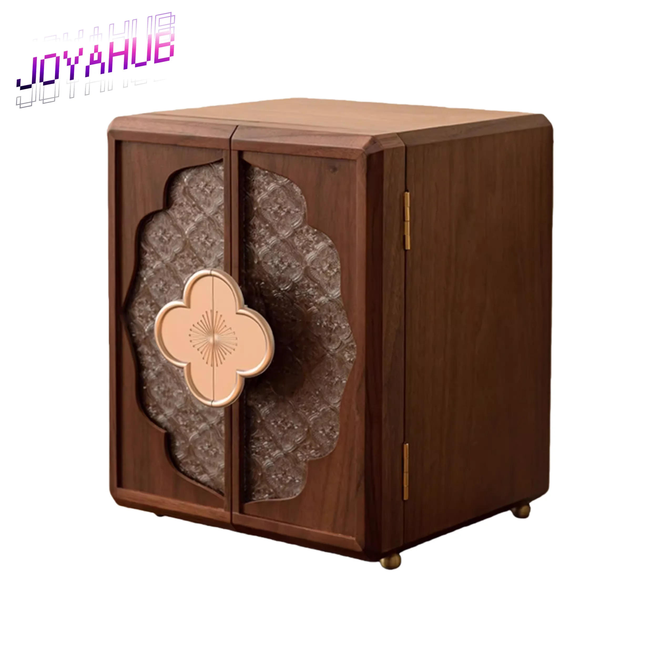 Customized LOGO Elegant Wooden Jewelry Box High End Exquisite Jewelry Wedding Engagement Birthday Gift Chinese Jewelry Box OEM