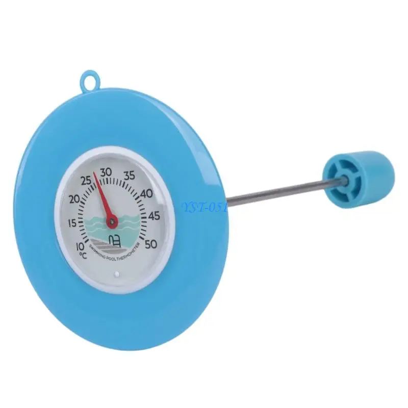 E15A Round Floating Water Temperature Reader for Pool Routines and Bath Viewing with Clear Number