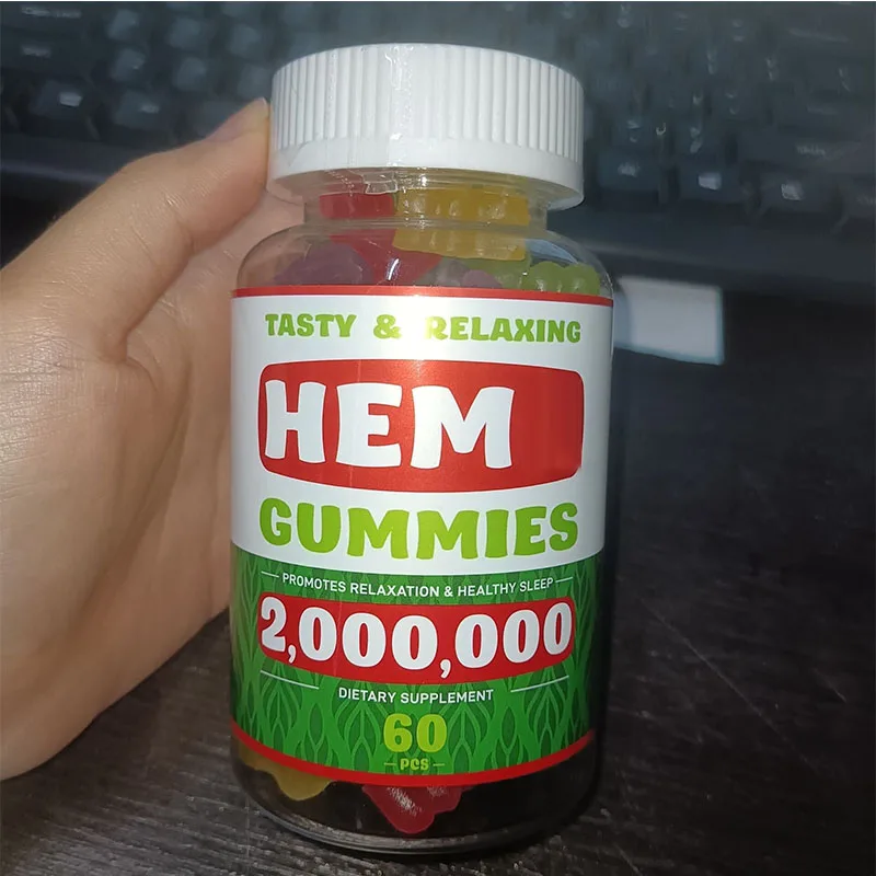 

1 bottle of 60 sesame oil gummies HEM GUMMIES bear gummies sesame oil vitamin