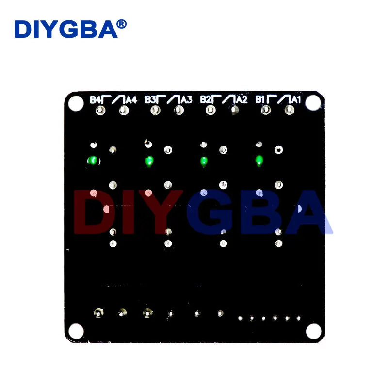 Low Level 5V 4 Channel Solid State Relay Module SSR G3MB-202P 240V 2A Output with Resistive Fuse For Arduino 4 Way
