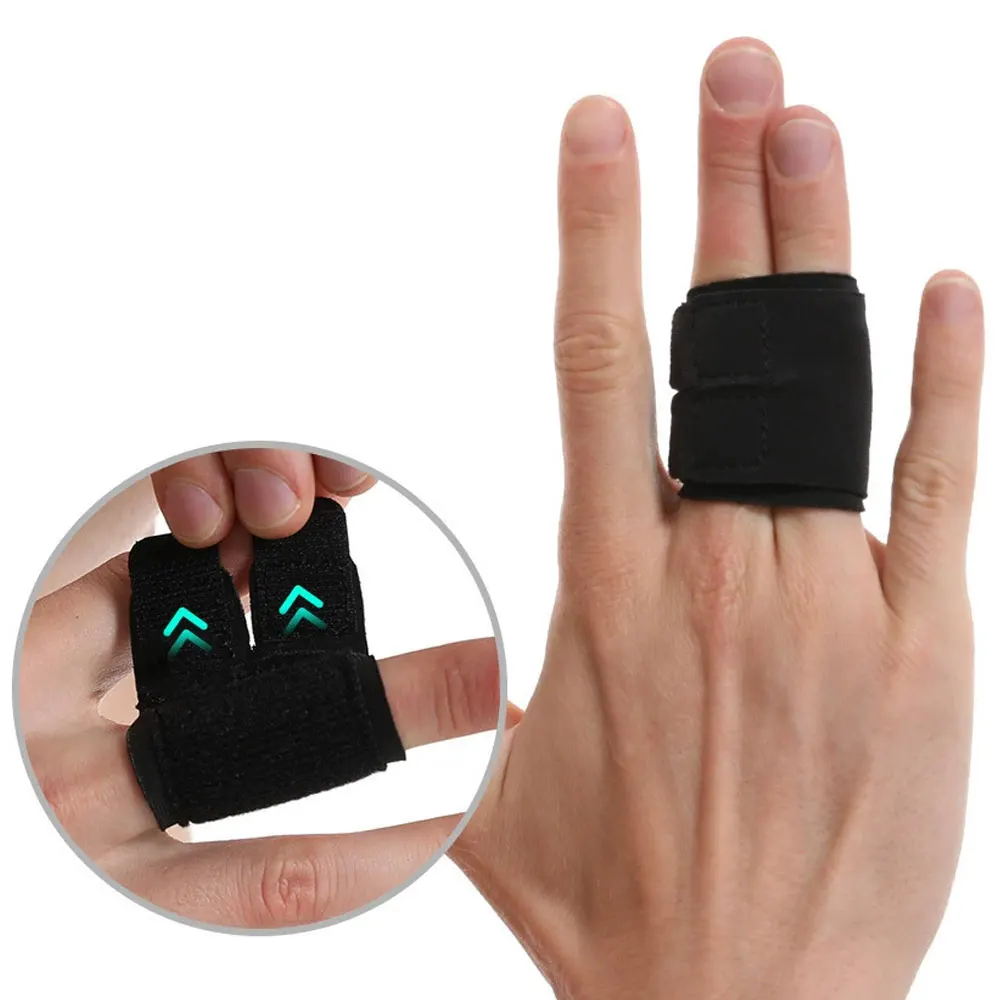 

1 шт., регулируемая шина для поддержки пальцев, защита рукава, защита для баскетбольного сустава пальцев, спортивная поддерживающая лента