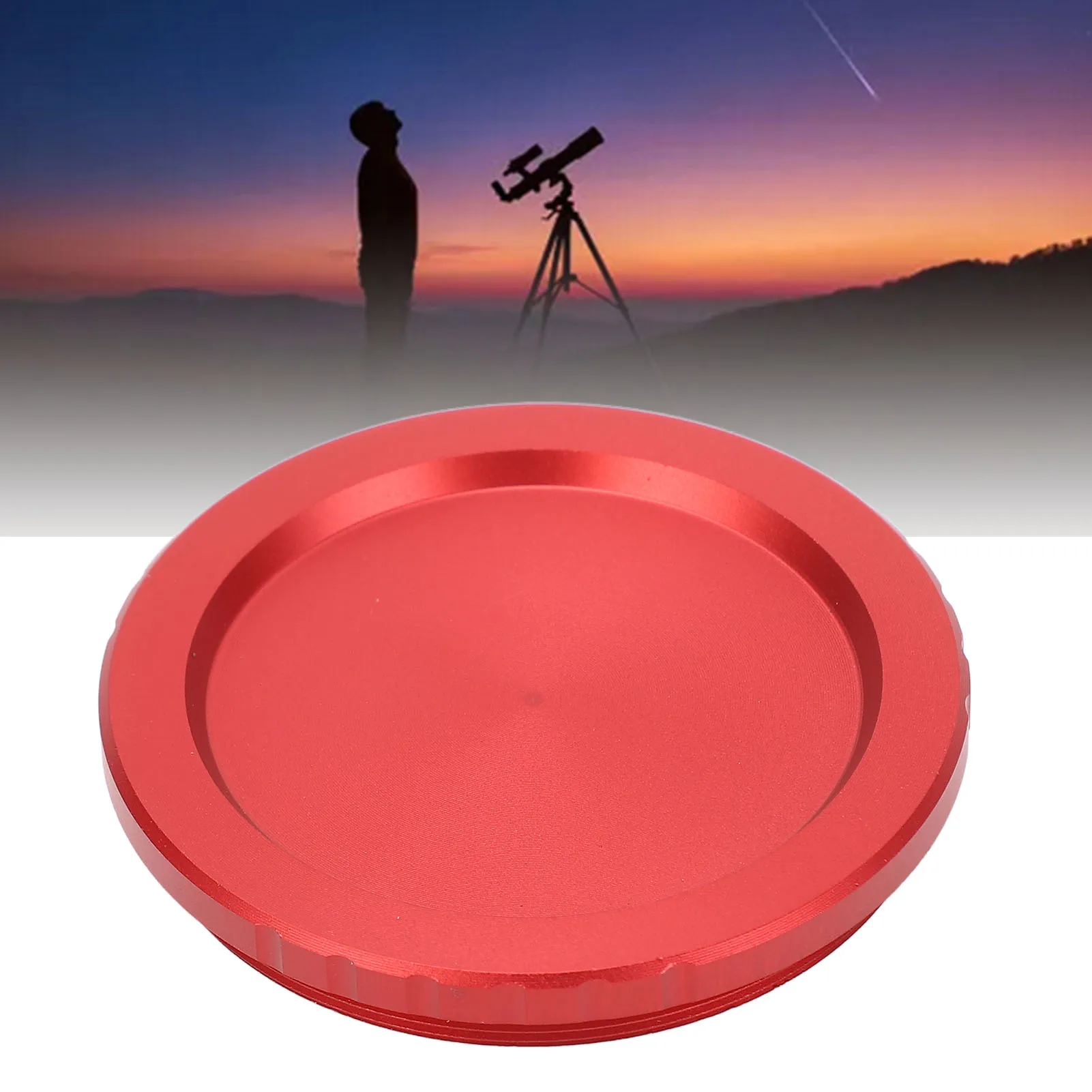 Astronomical Telescope Lens Dust  Practical Accessories M48X0.75mm Thread Protective Lens  for Astronomical Telescope