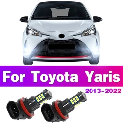 2X LED Car Fog Light Auto Lamp Bulbs For Toyota Yaris 2013 2014 2015 2016 2017 2018 2019 2020 2021 2022 Accessory
