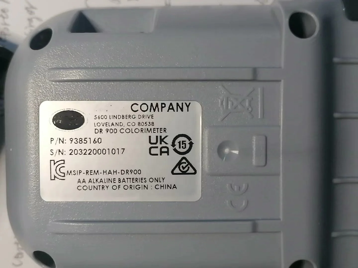 Hach DR900 Colorimetro Colorimetro portatile Analizzatori d'acqua Analizzatore d'acqua Multi-parametro DR900