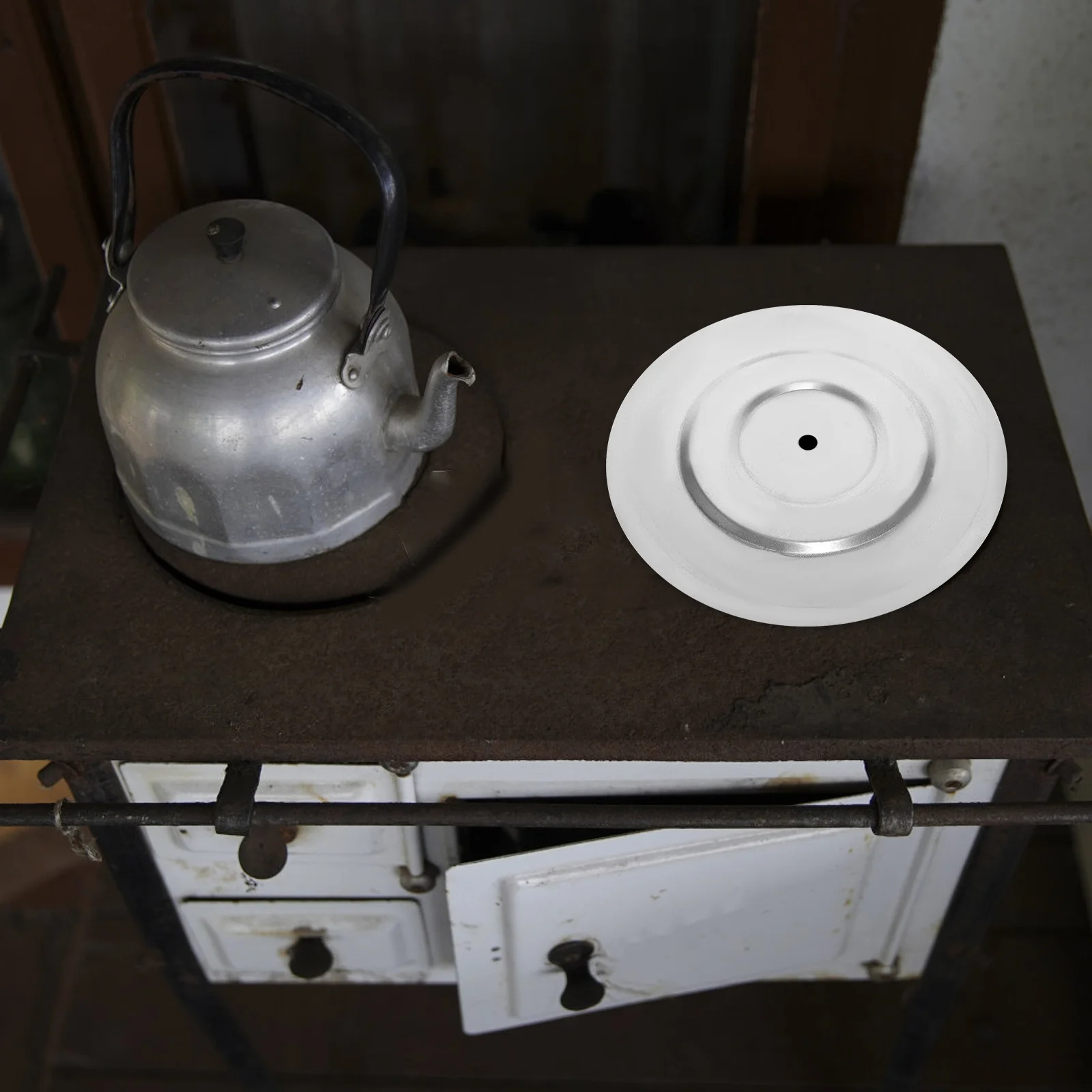 

Thickened Iron Stove Top Cover for Gasification Stoves Smooth Easy Clean Burner Stove Lid Universal Furnace Accessories Home Use