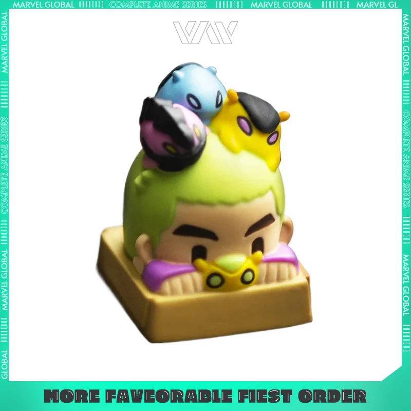 

Valorant Theme Personalized Design Resin Art Keycaps Ornament Collection Keyboard Display Gift for Boy Game Peripheral Accessory