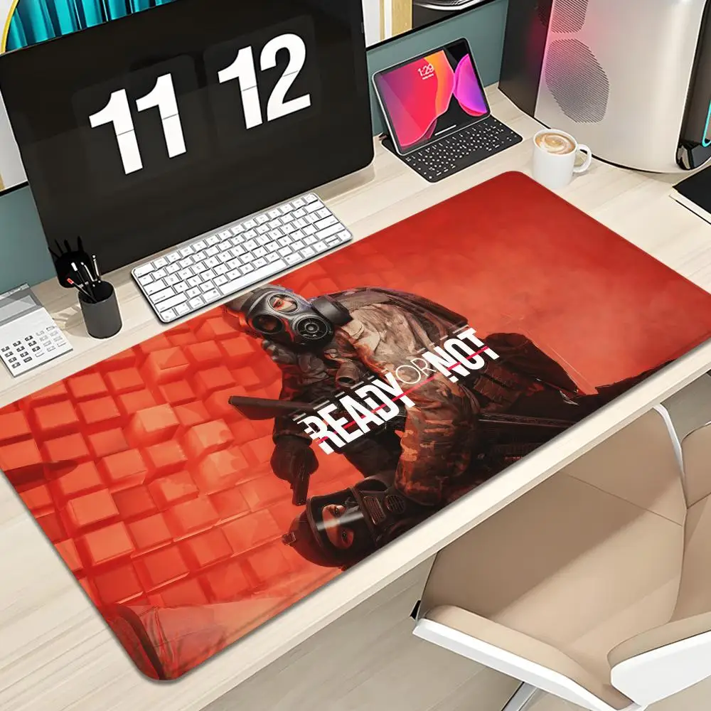 game Ready or Not Mouse Pad Keyboard Mousepad large 600X300 mm Desk Mat PC Gaming High definition printing Table pad