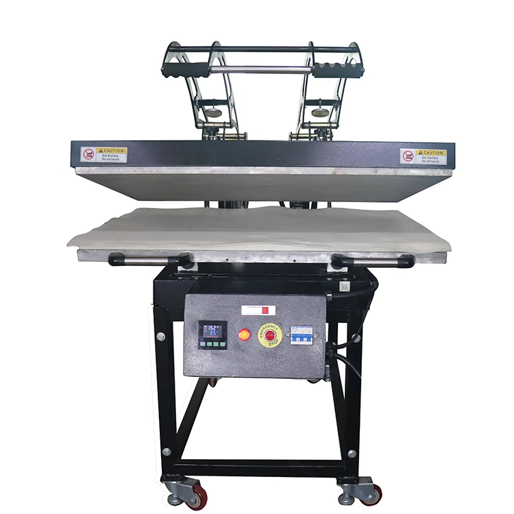 High Quality Style Black Large Heat Press Machine Rack Sublimation Calander Stoning Machine For Cloth