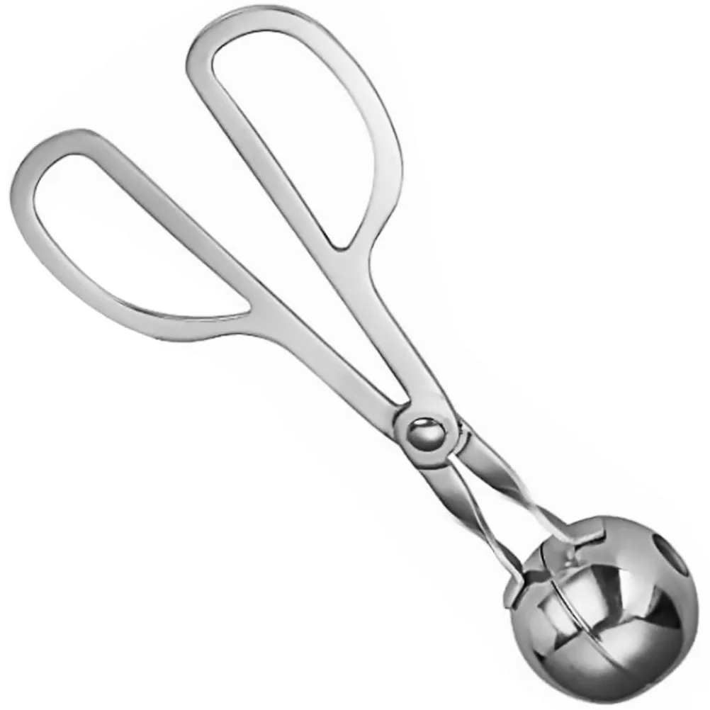 

1Pcs Stainless Steel Meat Ball Clip Scoop Mold for Conveniently Forming Evenly Shaped Meatballs Cake Chinese Food Kitchen Tool