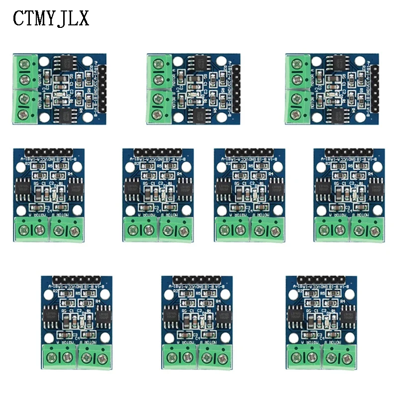 10 Uds L9110S Motor paso a paso de puente H módulo de placa controladora de controlador de Motor paso a paso de CC Dual L9110S L9110 para Arduino