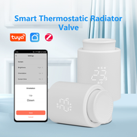 Zigbee Temperature Sensor Tuya Smart Radiator Thermostat Valve Smart Life Control Compatible Alexa And Google Home