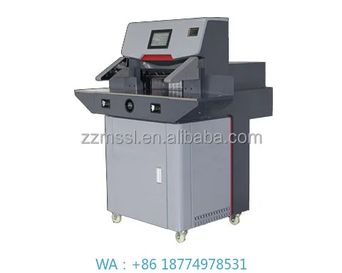 Program Control AutomaticElectric Paper Cutter 460mm 18 Inch Paper Cutter Guillotine