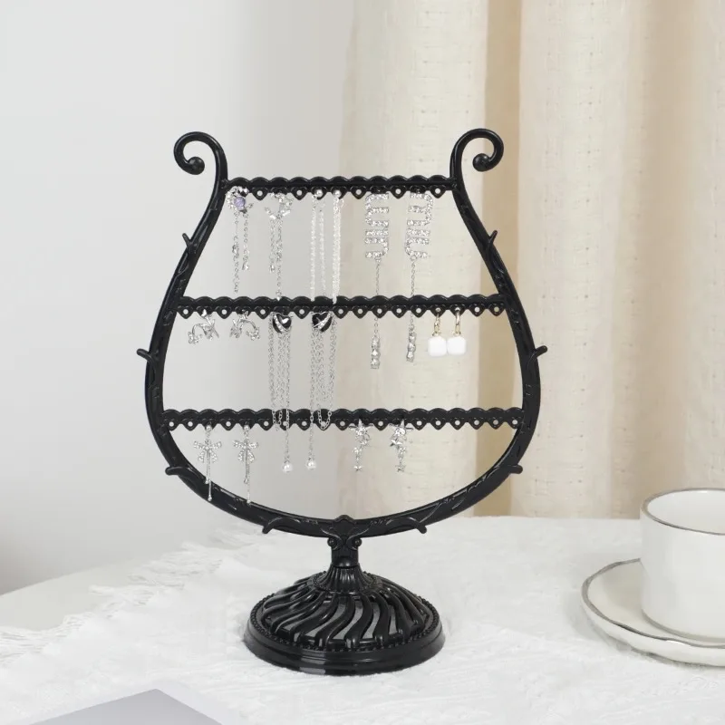 

1 шт.-Креативная полка для демонстрации ювелирных изделий с чашкой вина и ожерельем