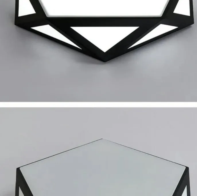 

Nordic geometric led bedroom room ceiling lamp Diamond light modern minimalist creative restaurant lighting living room lighting
