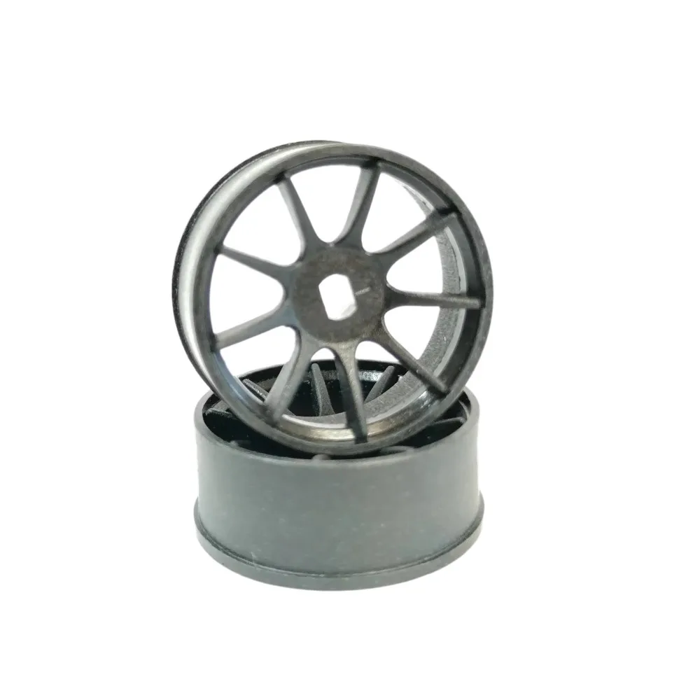 DXR 1/28 Kyosho MINIZ AWD Machine Cutted Light Weight Wheel Black 2Pcs 20MM XRM001-N XRM001-W