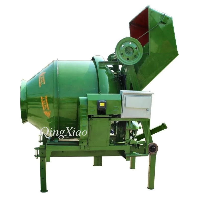 Mixer Beton Industri FOB Heavy Duty 350L Dengan Cincin Gigi Besi Cor Untuk Operasi Andal Di Lokasi Konstruksi Profesional