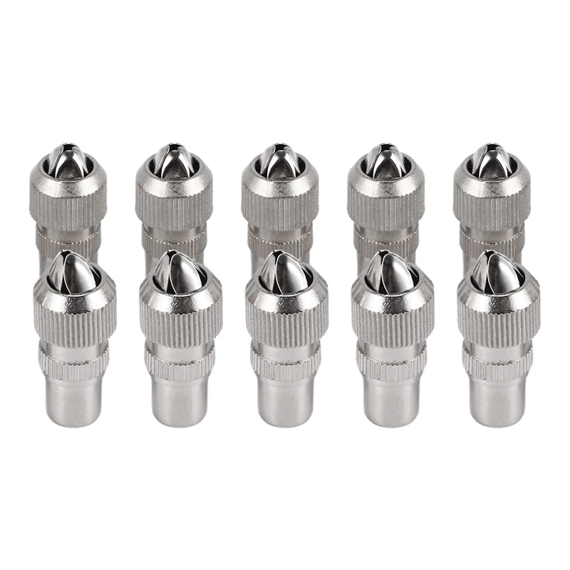 AA58 10pcs (5 x Male, 5 x Female)TV Aerial Coaxial Cable Connectors Adaptor