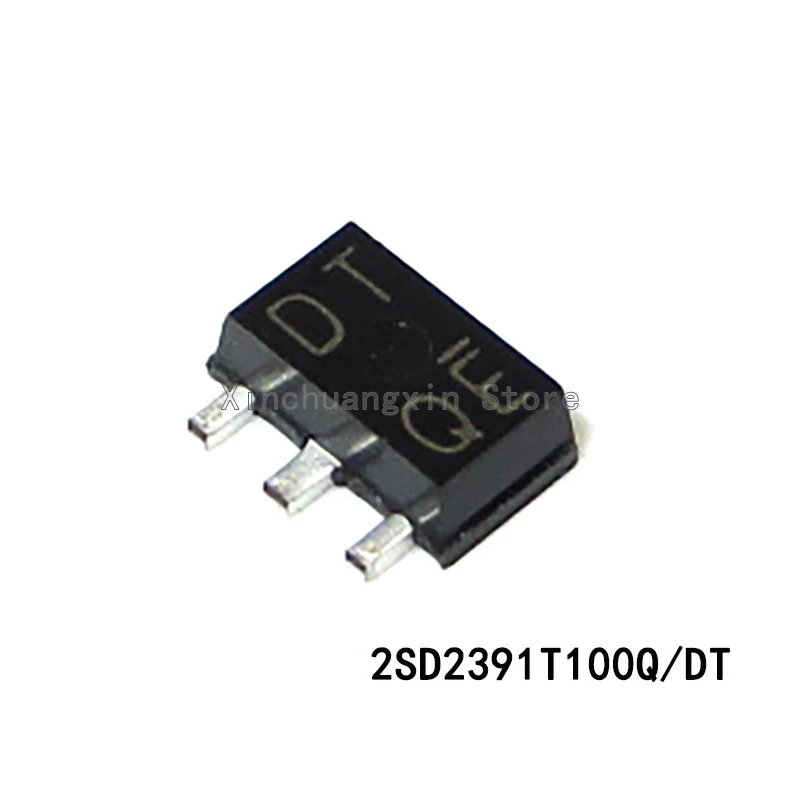 실크 DT SMD 트라이오드, 2SD2391T100Q, 2SD2391 SOT-89, 2A 60V NPN 트랜지스터, 5 개