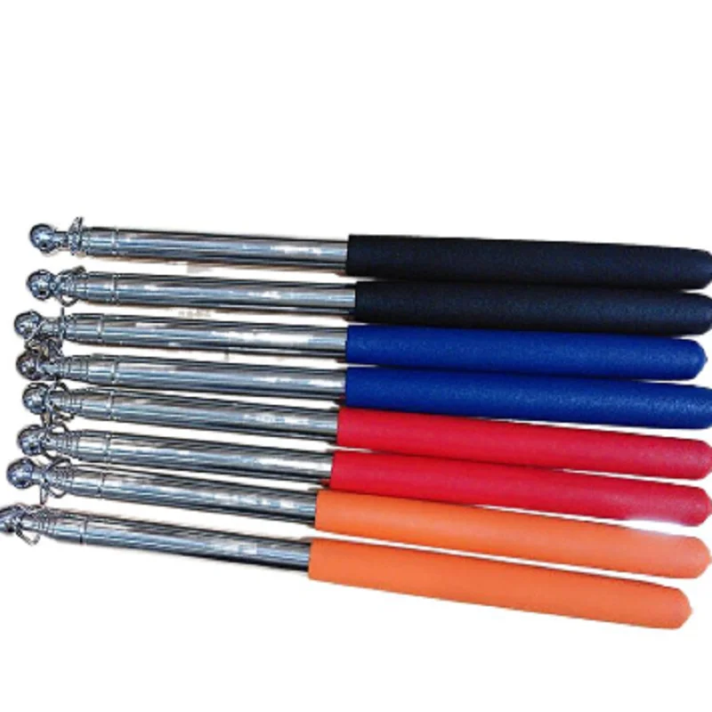 

Professional Telescopic Pointer Coach Baton Teaching Guides in Stainless Steel Flag Pole Outdoor Equipment Supplies 1.2m