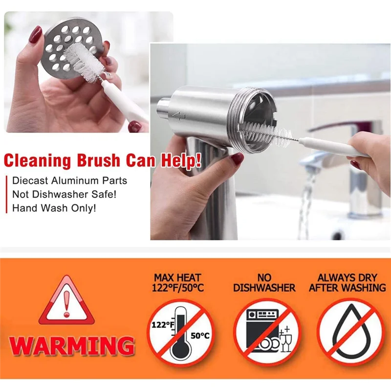 Accesorio para picadora de alimentos de Metal A07G para batidoras con base KitchenAid, herramientas de cocina para picadora de carne