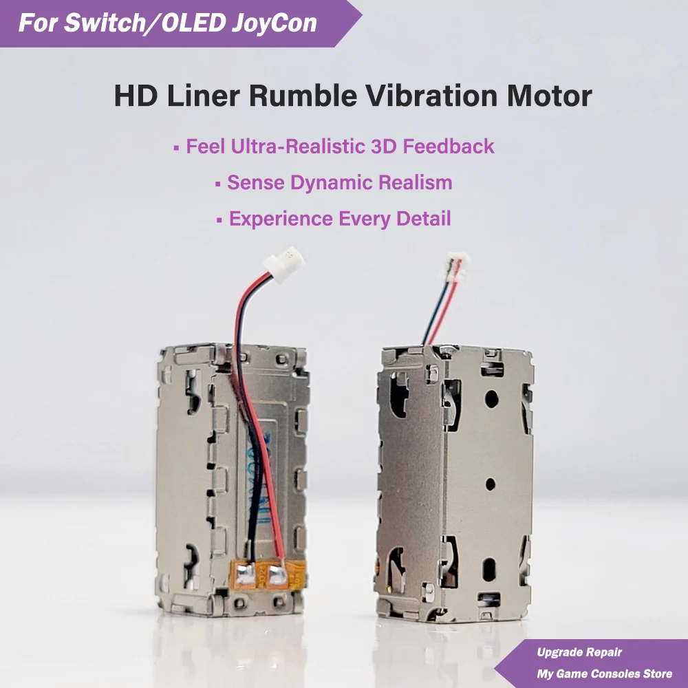 

2pcs HD Liner Vibration Motor Rumble for Nintendo Switch Joy-Con for OLED JoyCon HD Rumble Motor Replacement Part for ALPS