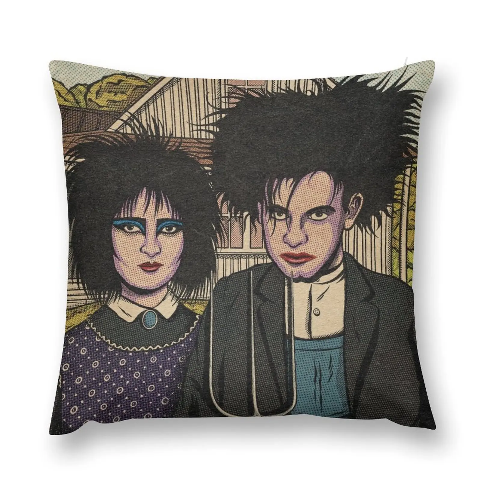 

English Gothic Throw Pillow Pillows Aesthetic Pillow Decor Pillow Cover Christmas Pillowcase