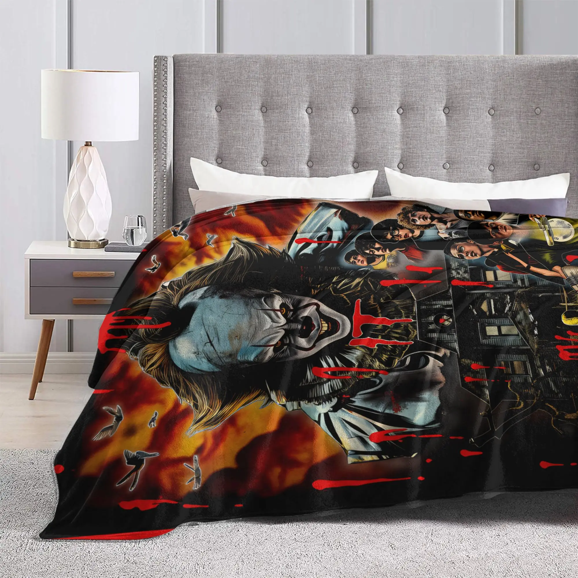 تكنولوجيا المعلومات مرحبا بكم في ديري 2025 بطانية دافئة ناعمة مكتب السفر بطانية رمي قطيفة ديكور المنزل الفانيلا المفرش غطاء سرير أريكة