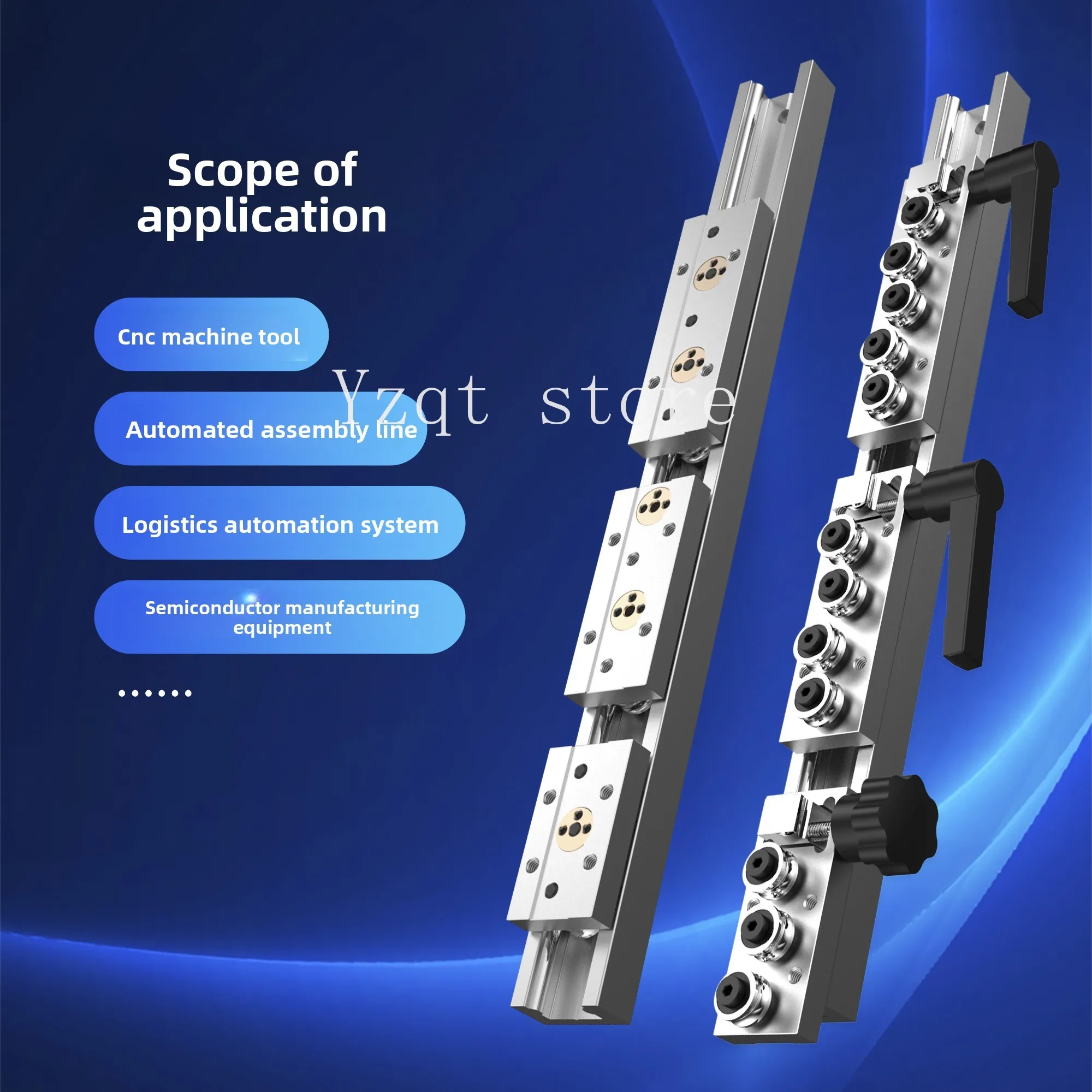 Built-in double axis linear guide SGR15 20 35N roller slider slide rail bearing steel optical axis slide table slide rail
