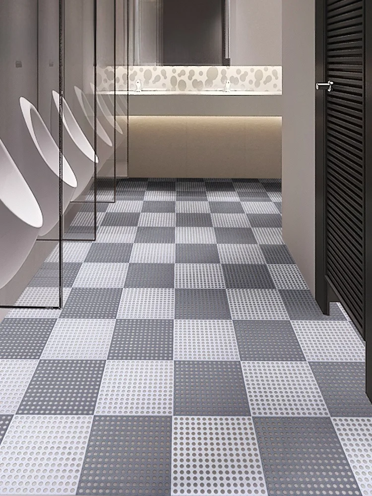 

anxiu Hotel Exclusive Batoom Anti-Slip Mat Public Toilet ower Room Bathing Floor Mat Waterproof Splicing Pad