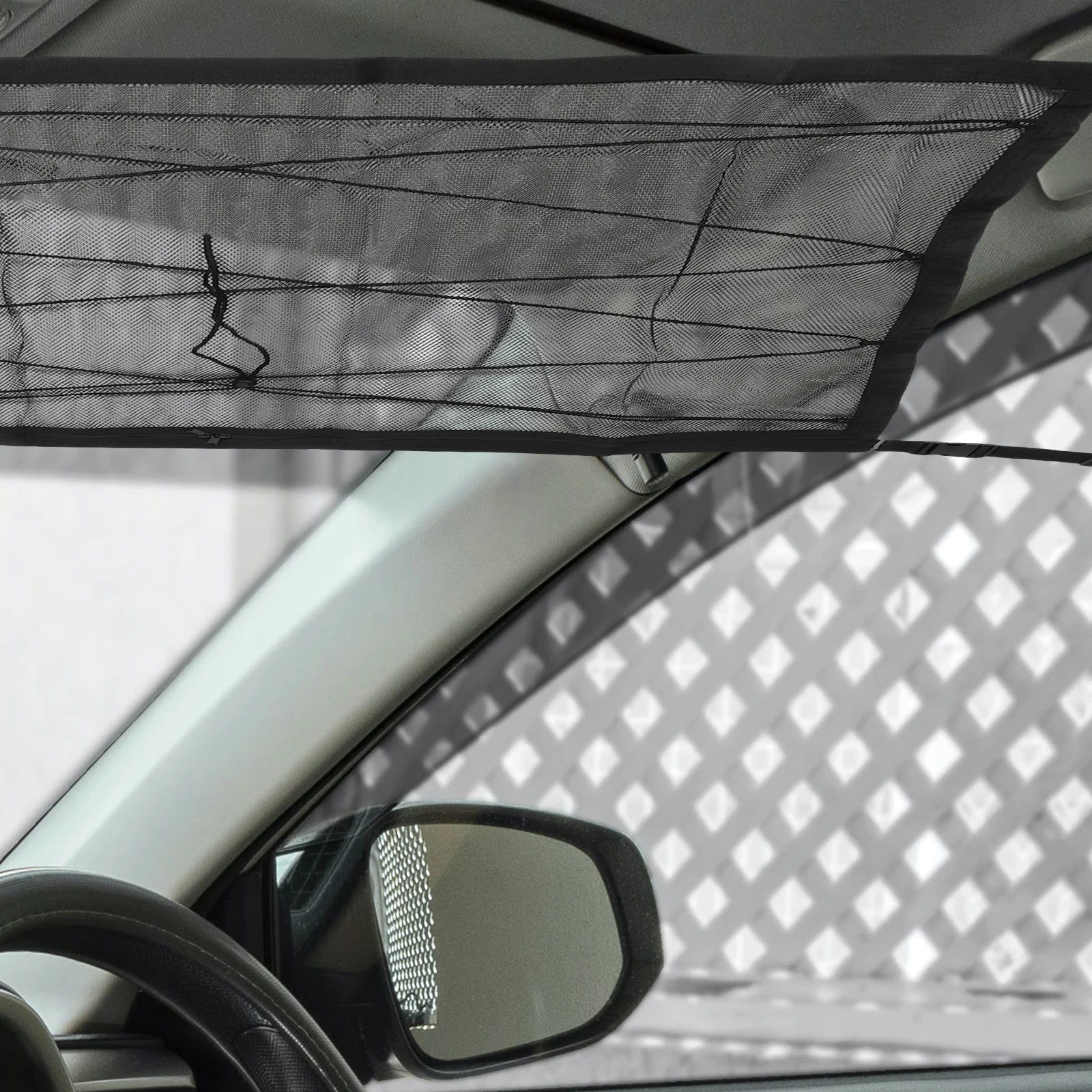 

Roof Luggage Net Cargo Mesh Automotive Nets Carrier Ceiling Storage Pocket Camping Must Haves Accessories Network