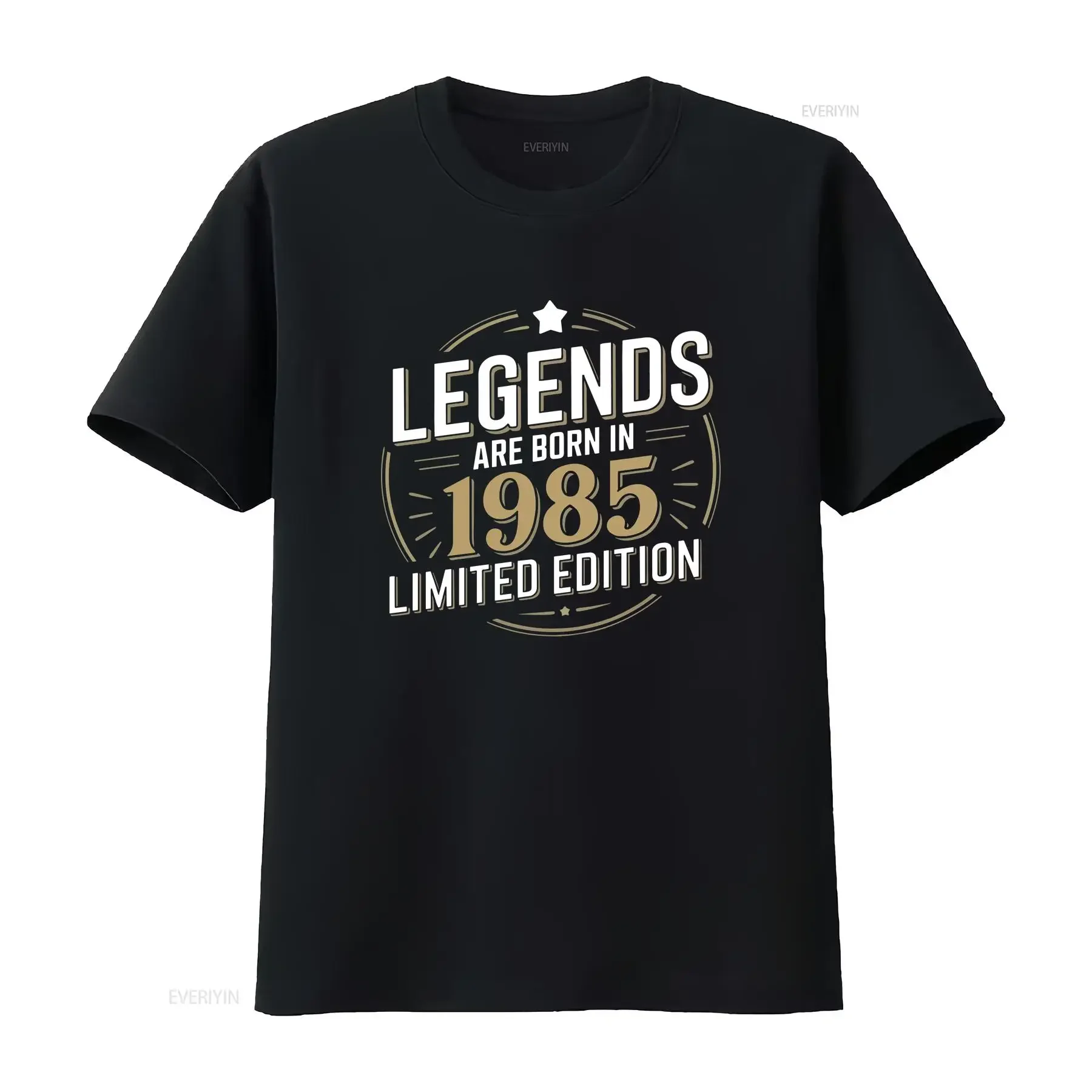 40th Birthday T Shirt Legends Are Born In 1985 Limited Edition Year Cool Idea Premium vintage Washed streetwear Casual Unisex