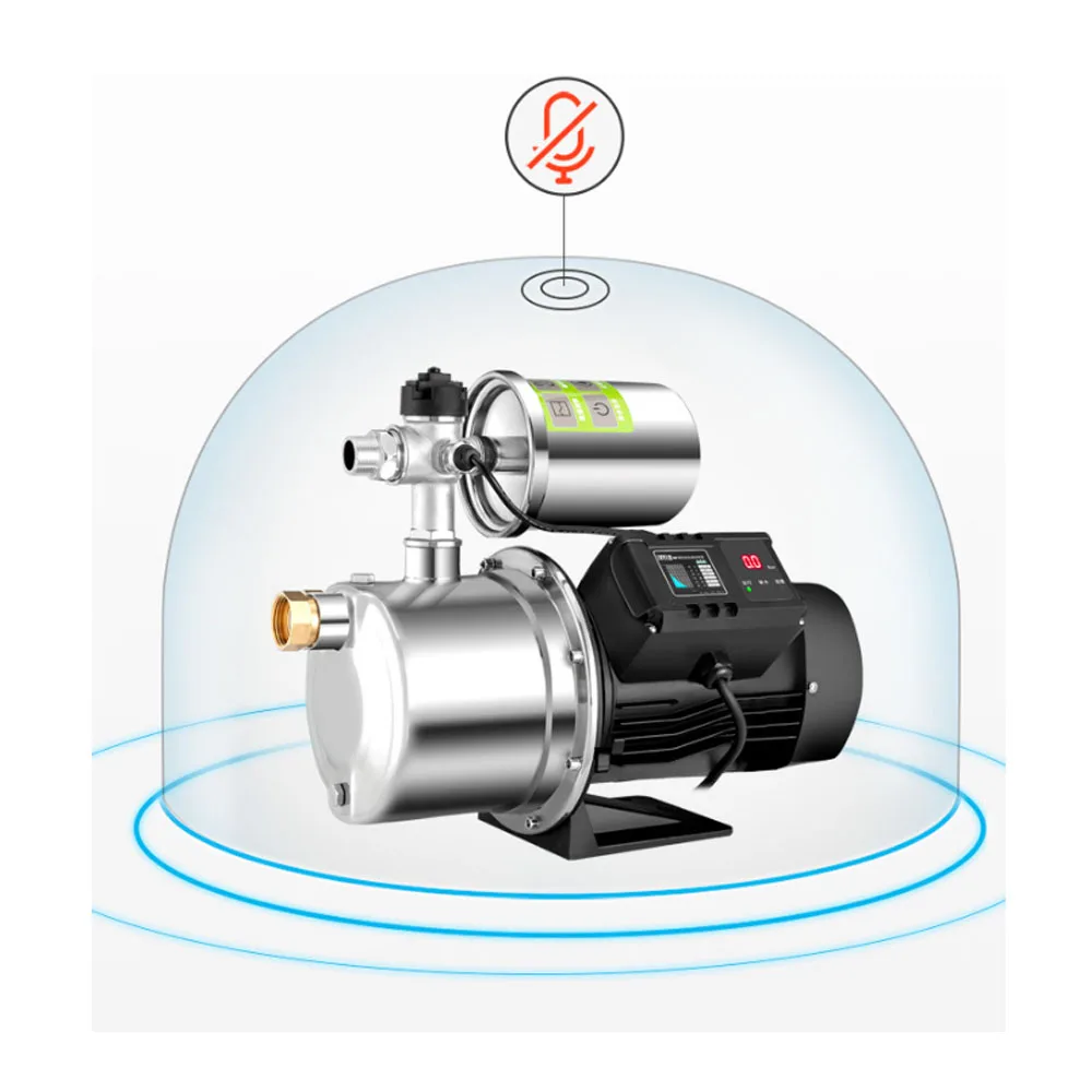 Pompe auto-amorçante pompe de surpression automatique silencieuse pompe à pression d'eau du robinet automatique 370W acier inoxydable